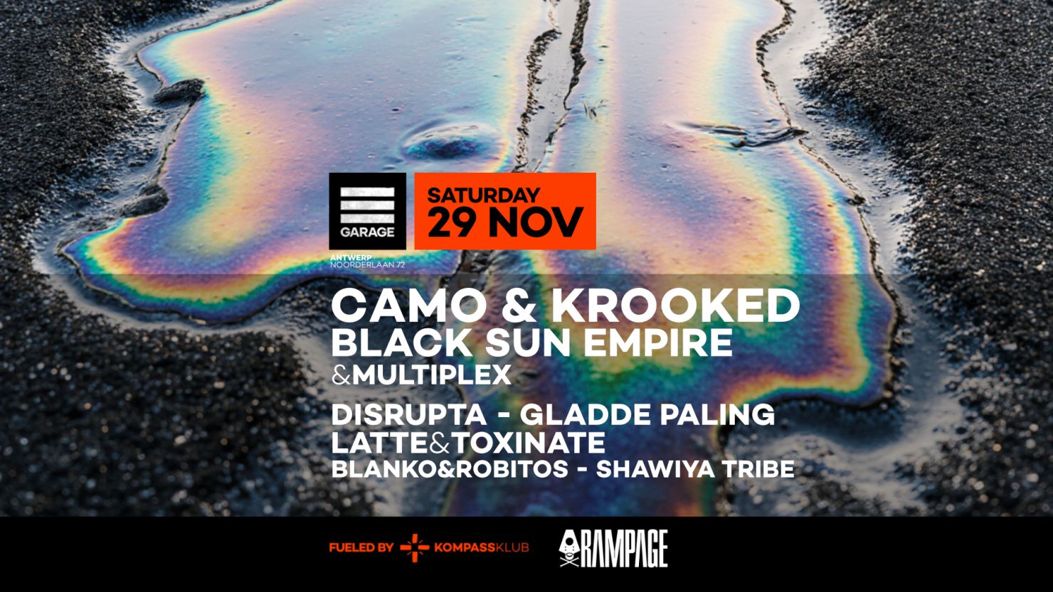 RAMPAGE X GARAGE - ANTWERP RAMPAGE X GARAGE - ANTWERP