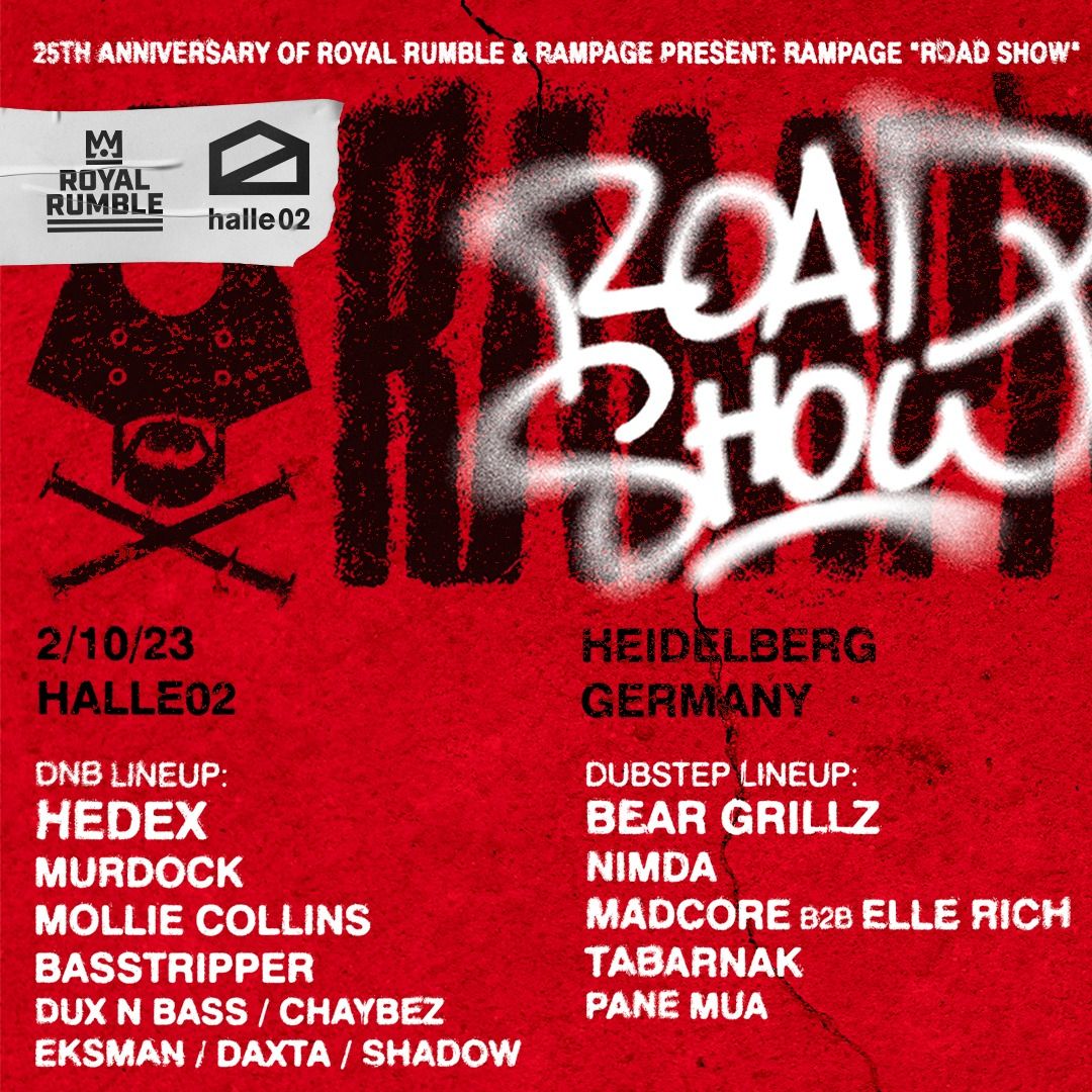 Lineup Rampage Heidelberg is online!