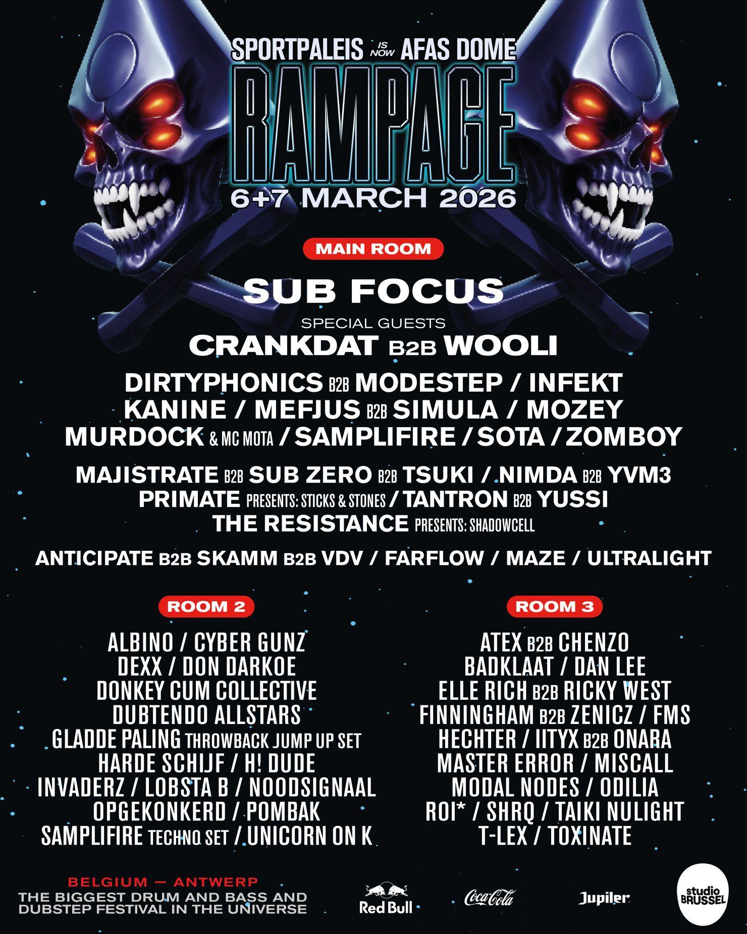FULL LINE-UP FOR RAMPAGE WEEKEND 2026