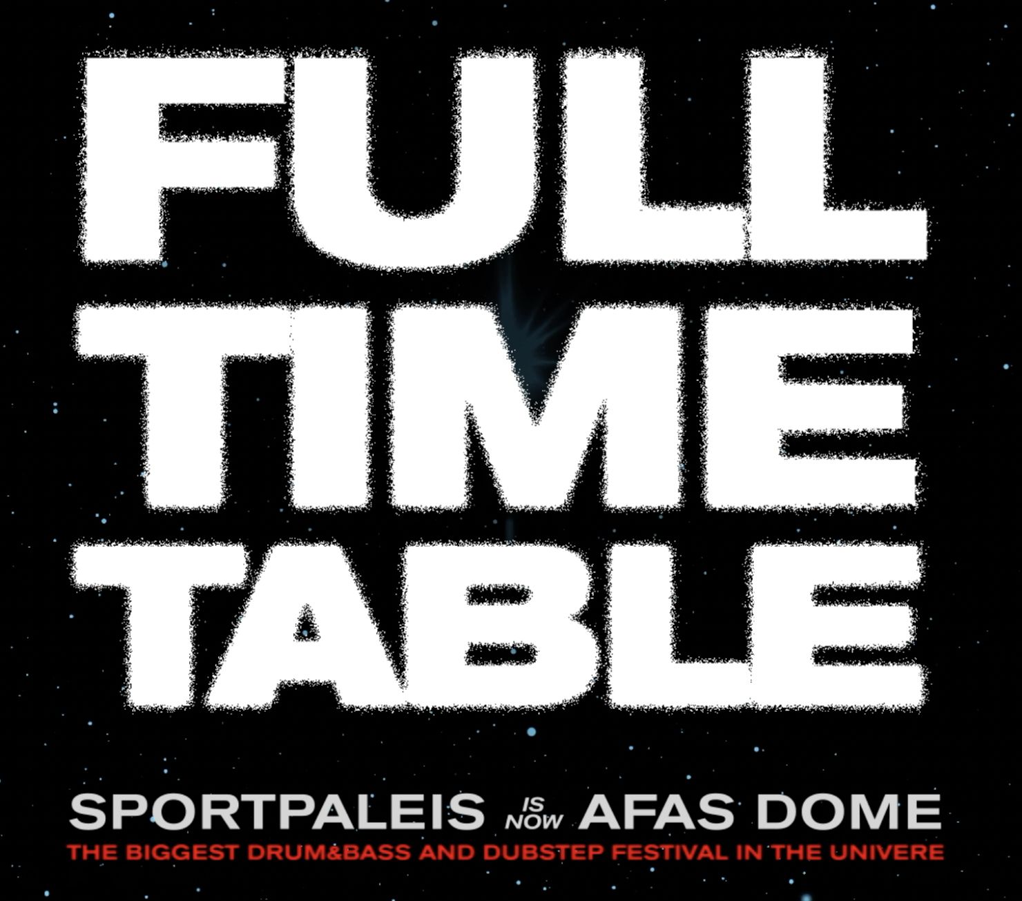 TIMETABLE FOR RAMPAGE WEEKEND IS HERE