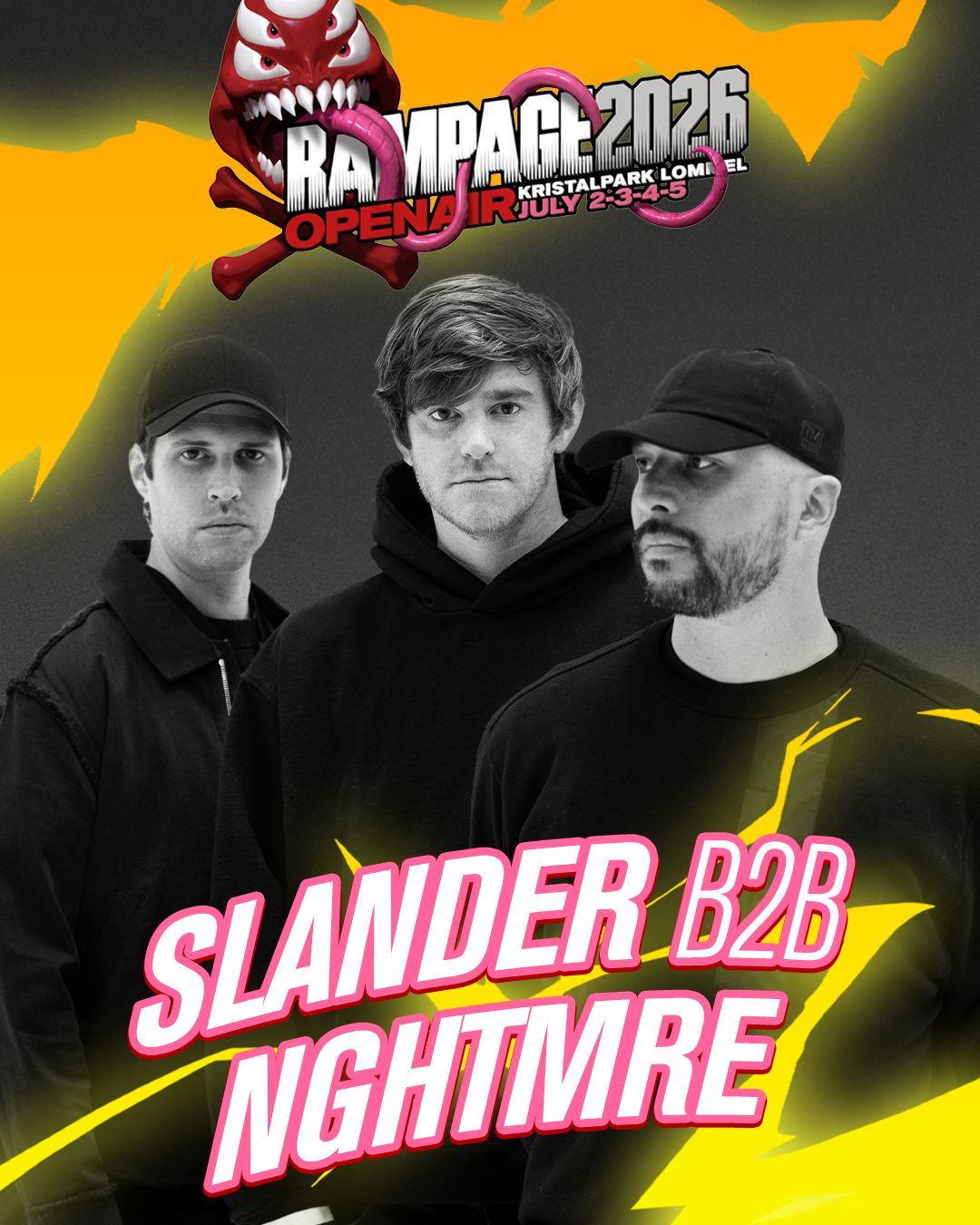Slander B2B NGHTMRE AT RAMPAGE OPEN AIR