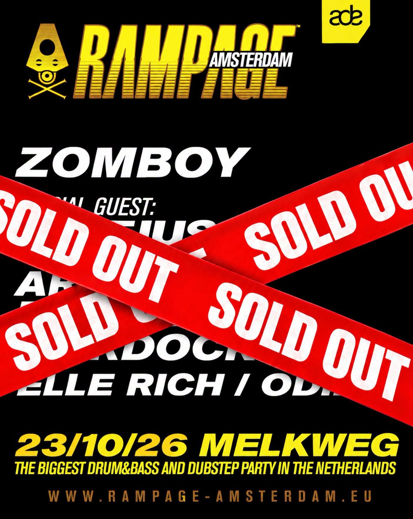 Rampage Amsterdam - Sold out!