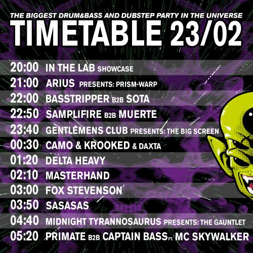 Friday timetable 15Y