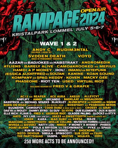 Wave 2 of the Rampage Open Air 2024 line up online!