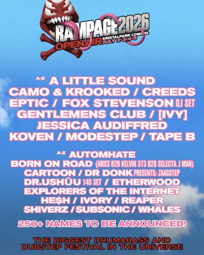 NEW NAMES FOR RAMPAGE OPEN AIR NEW NAMES FOR RAMPAGE OPEN AIR